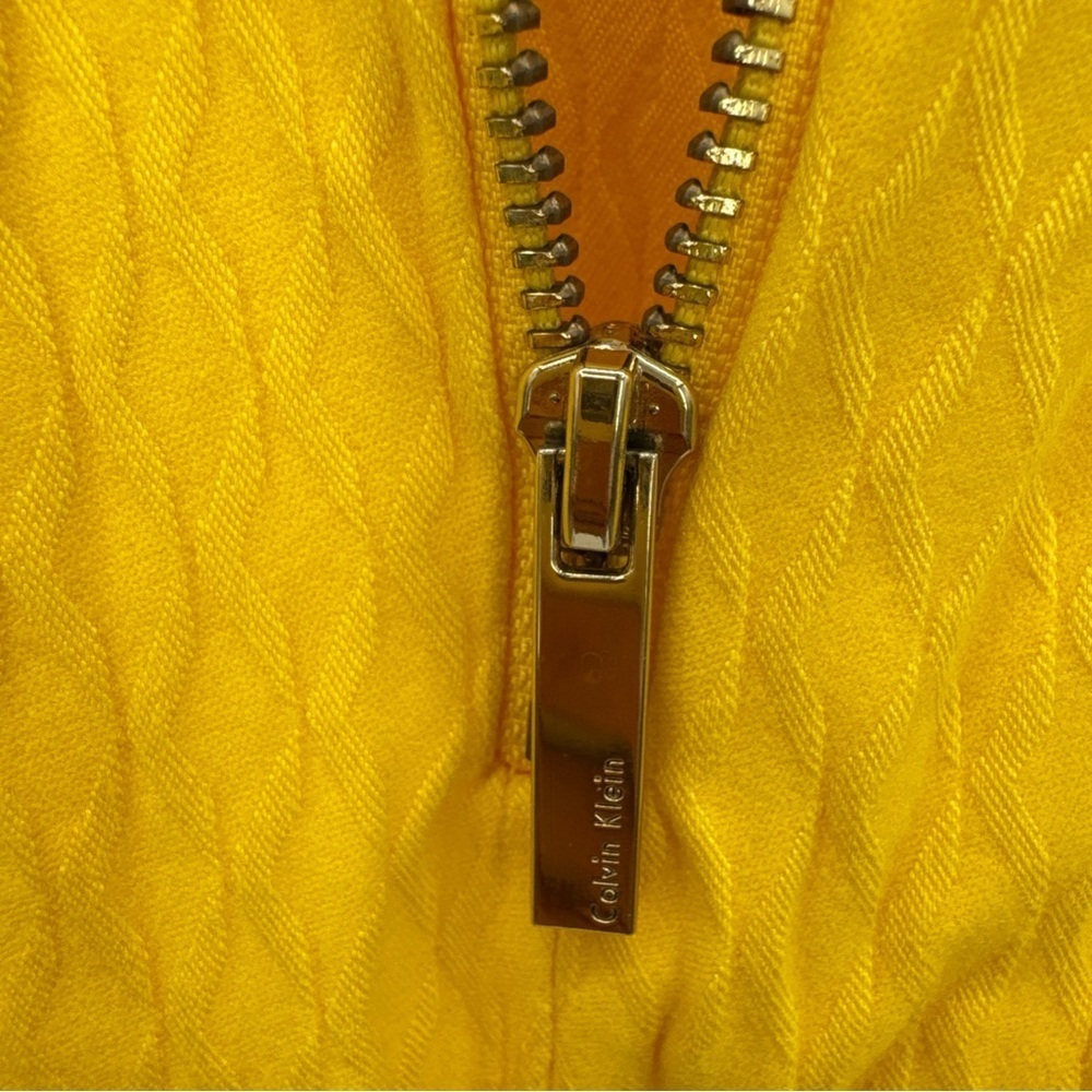 Calvin Klein Womens Dress Sleeveless Sheath Textured Fabric Career - Picture 9 of 11